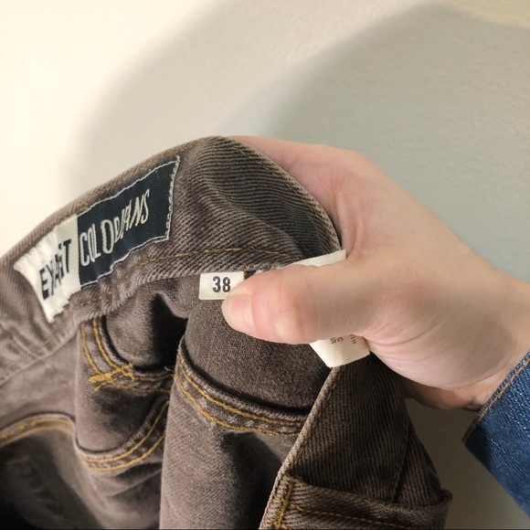 Exhaust Vintage Men Jeans Brown Denim size 38 - Picture 4 of 8